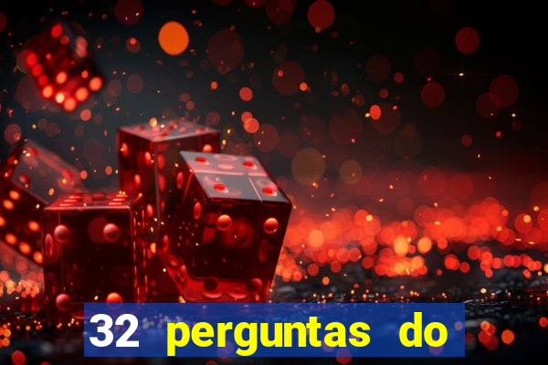 32 perguntas do livro do destino